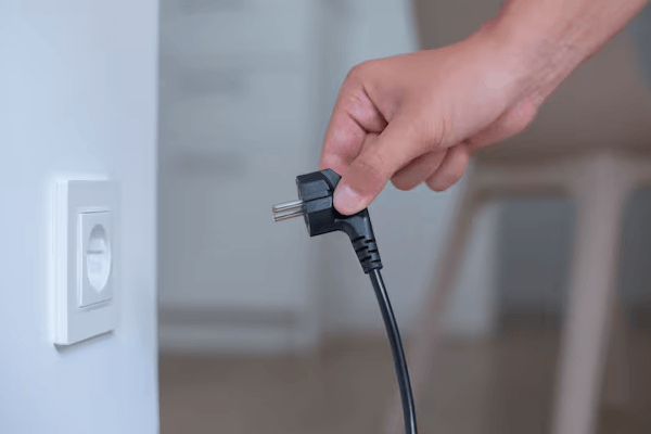 desconecta la electricidad